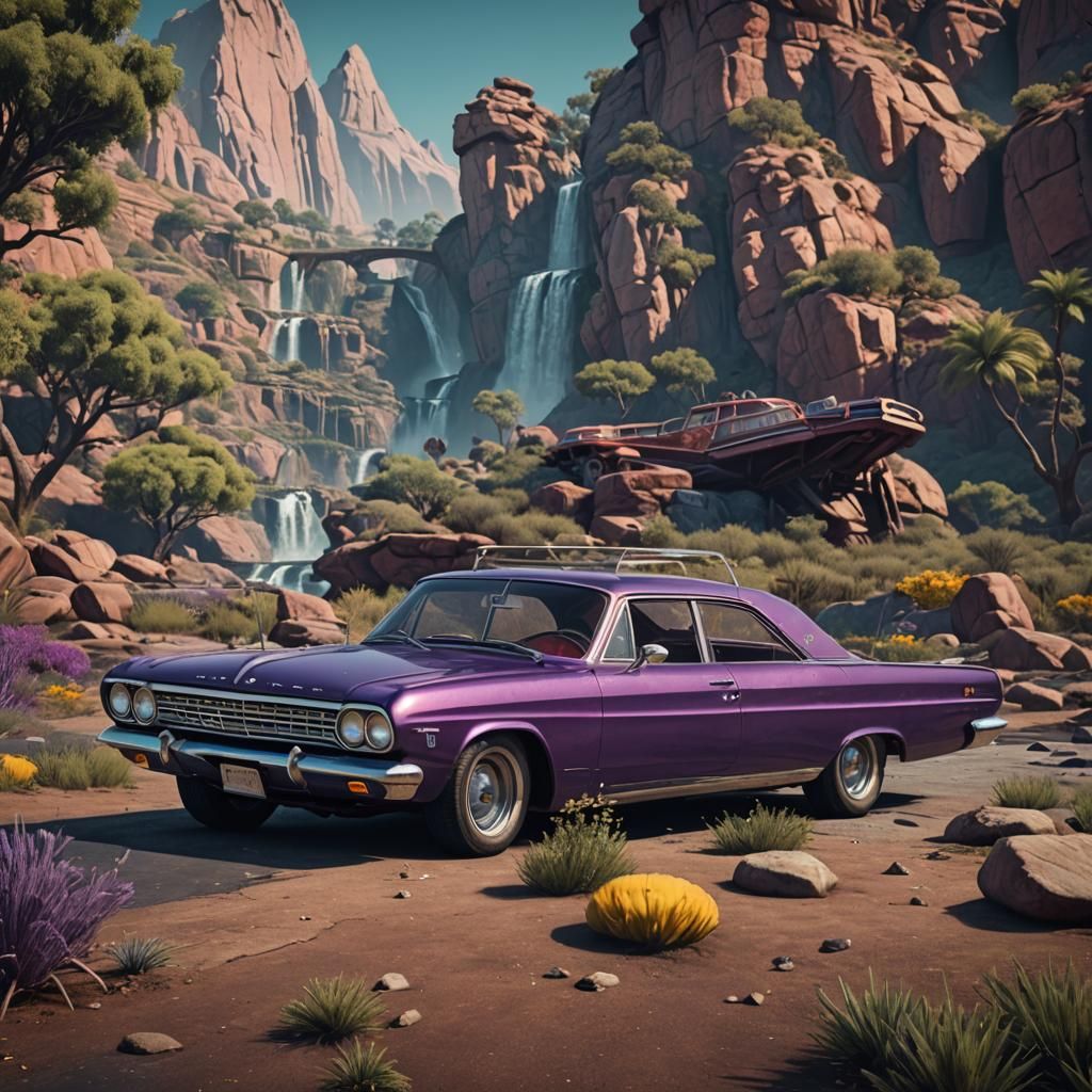 1964 Plymouth Plum Barracuda