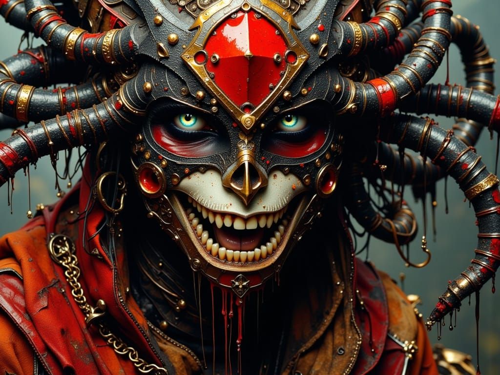 Gladiator Mask of Grief and Healing