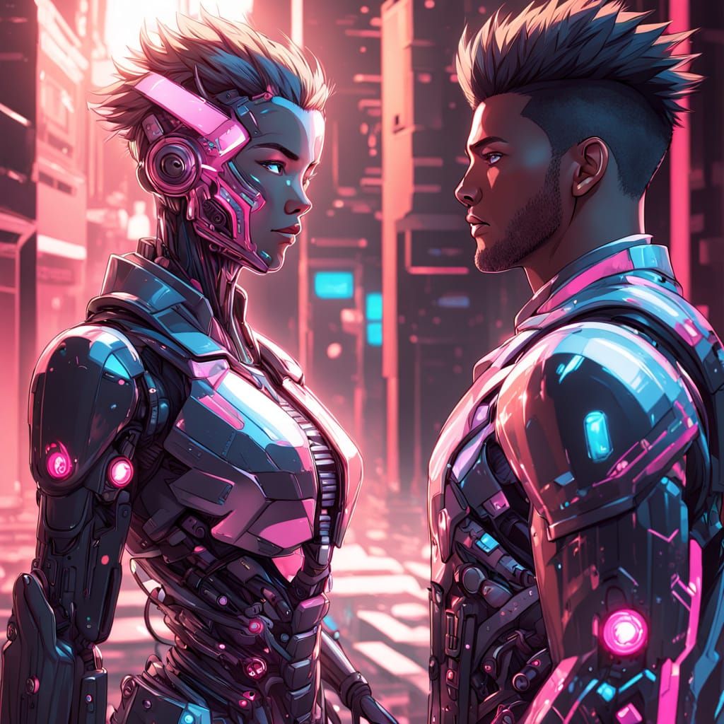 Cyborg Love in a Glimmering World