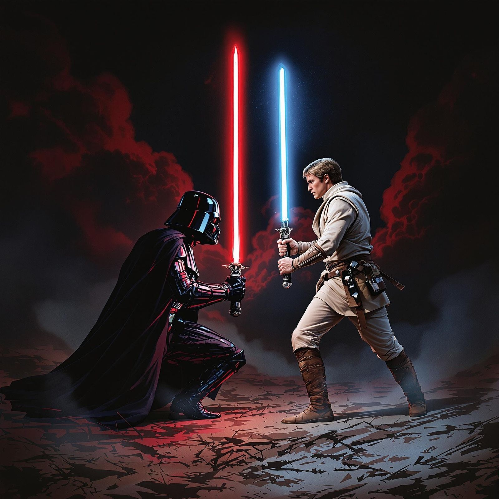 Darth Vader vs Luke Skywalker: Epic Battle