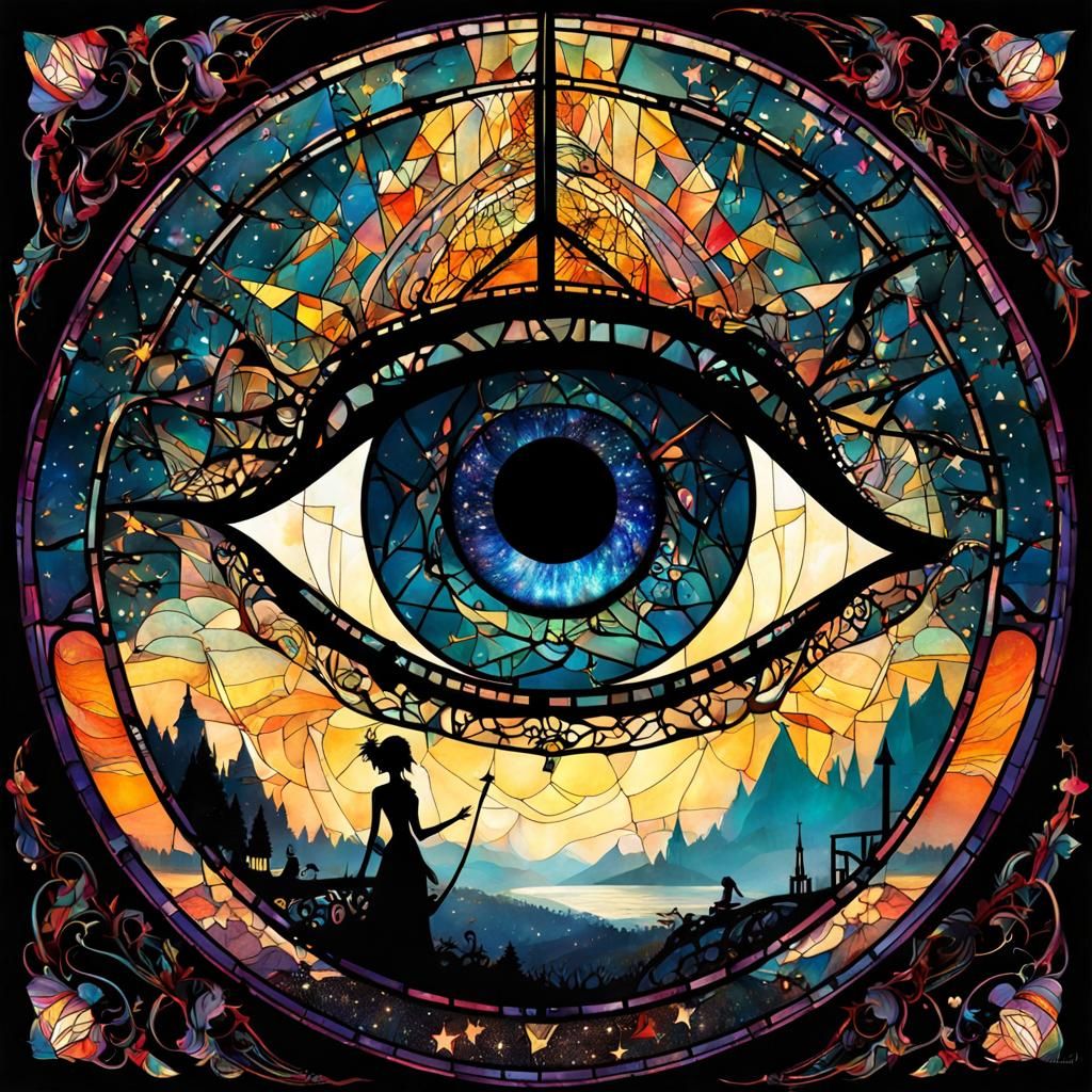 Zombie Fairy's Adventure in a Stained Glass Eyeball