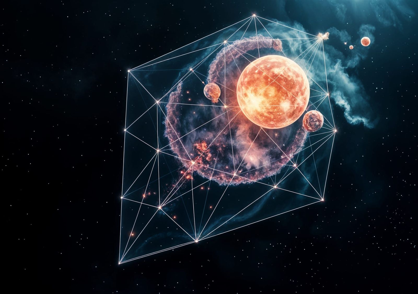 Turbulent Geo-Spatial Nebula Triangulation in Real Time