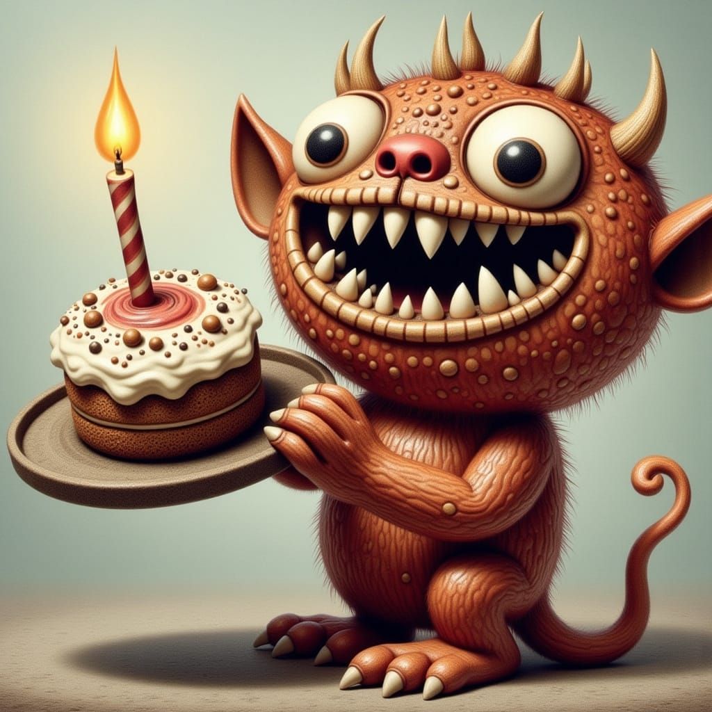 Cute Crayon Dolls as Impressionist Art