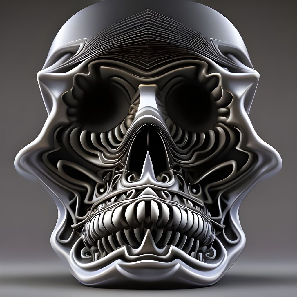 Filigree Skull