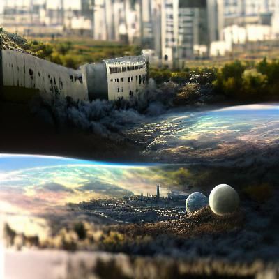 Detailed Matte Painting of Earth's First Day