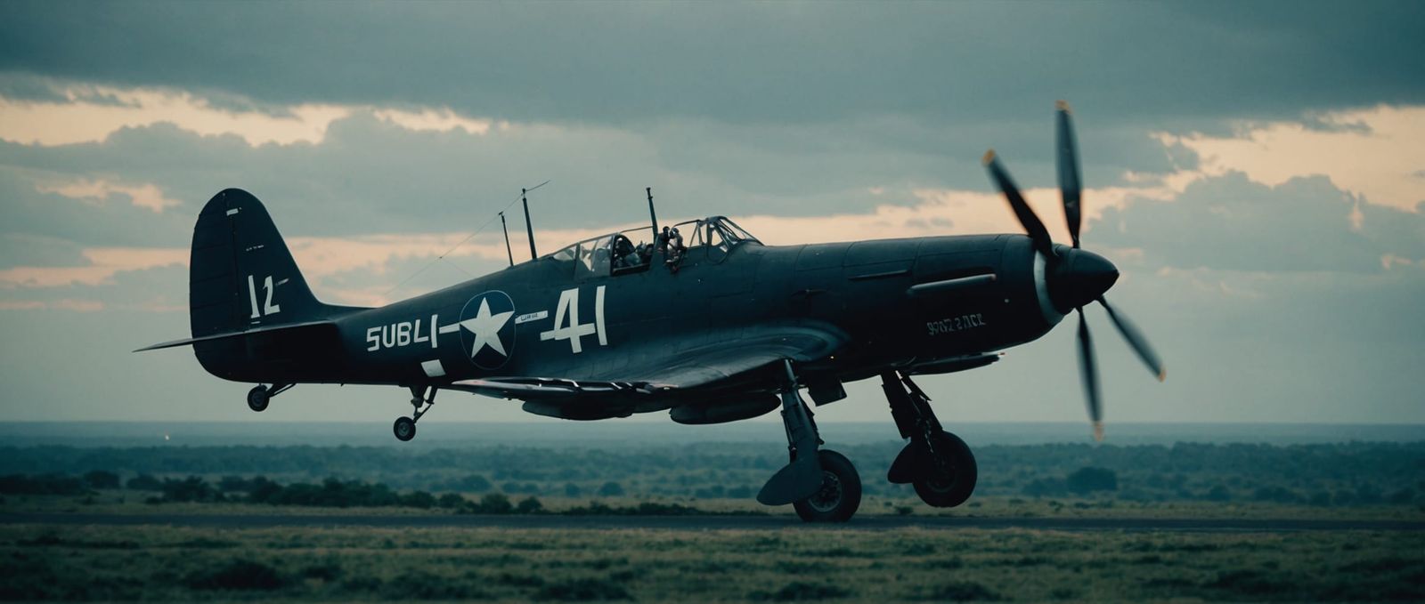 World War II F4U Corsair Cinematic Still