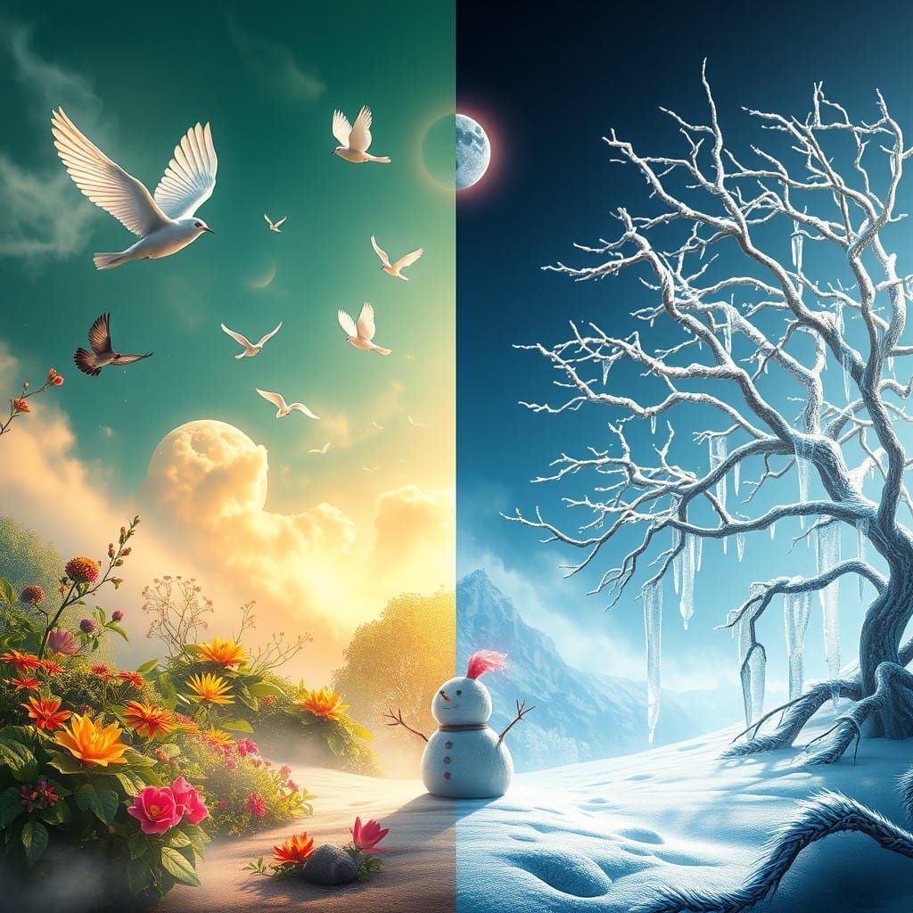 Ethereal Encounter: Yin and Yang in Harmony