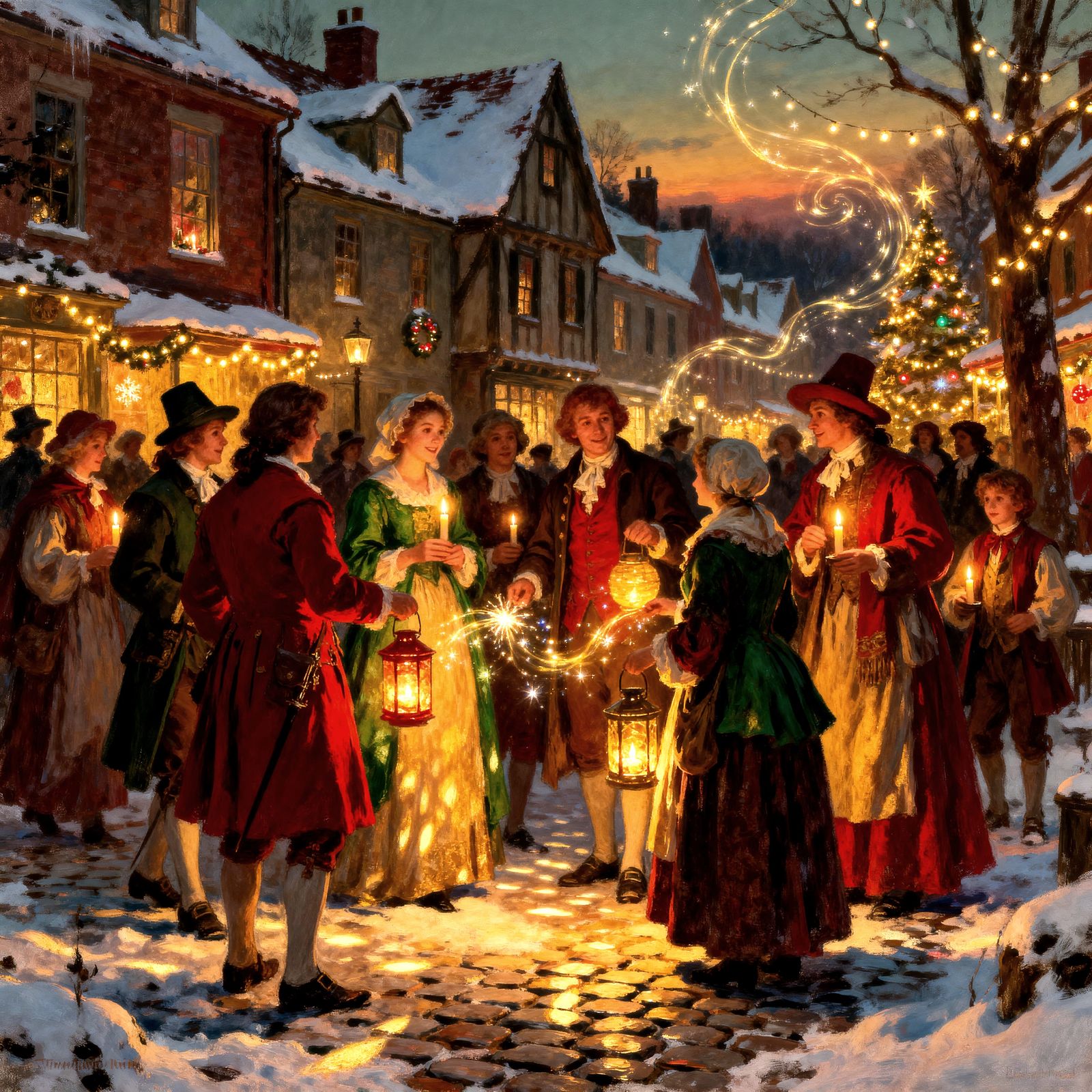 Magical Winter Lights Celebrate Mid-Winter Traditions