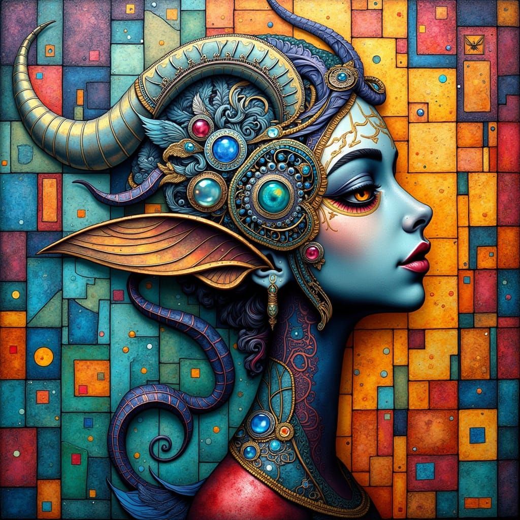 Bas-Relief Masterpiece of Enigmatic Beauty