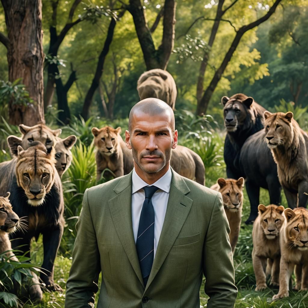 Zidane as President of Wild Animals