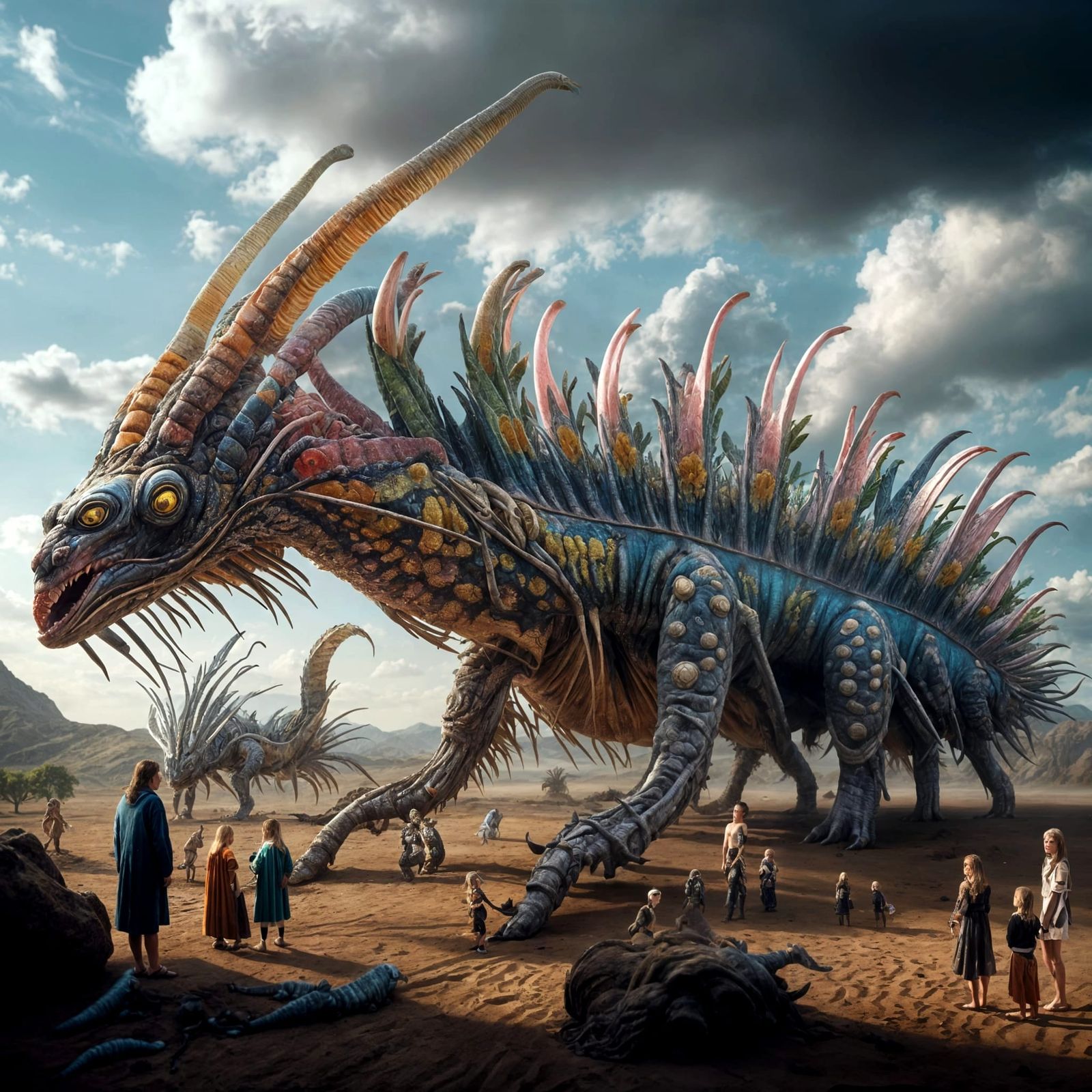 Epic Xeno Biologies: Majestic, Hyperrealistic, 8K Concept Ar...