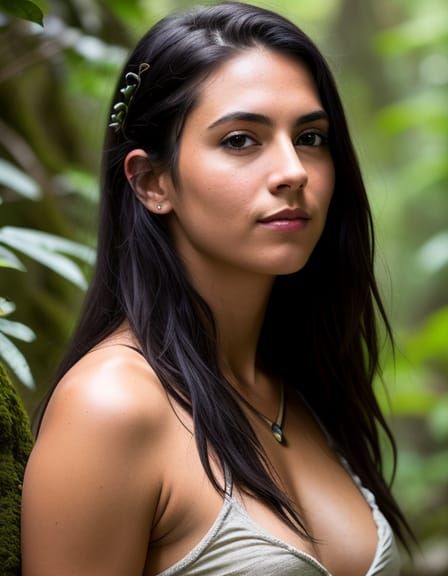 AI Image of Brunette