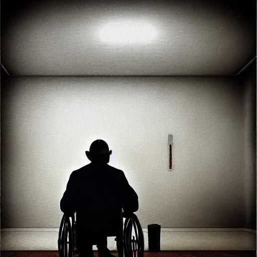 Creepy Abandoned Hospital in Fauvist Expressionism