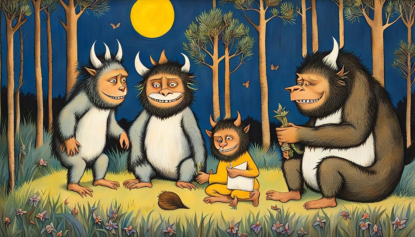 Children's Storybook, "Where the Wild Things Are" (Maurice Sendak, 1963)