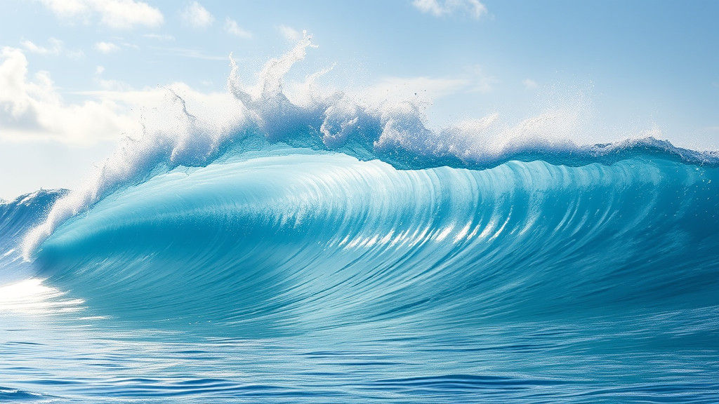 Ethereal Wave Cresting in a Symphony of Light