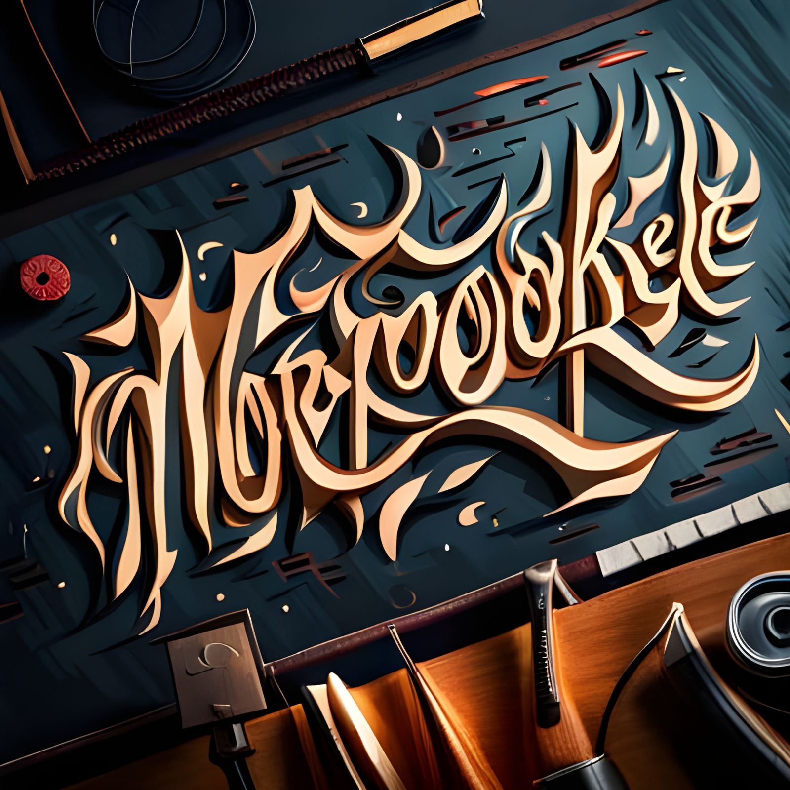 Stylized Text Art: The Word Mormookiee