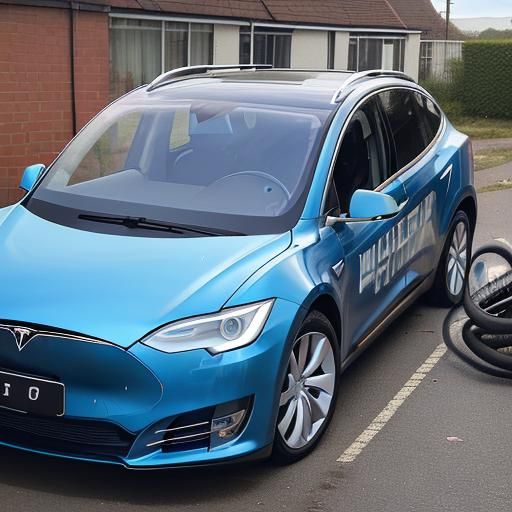 Electric Car Vandalized by Climate Activists in Bristol