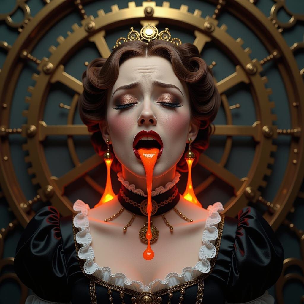 Surreal Steampunk Agony: A Victorian Nightmare