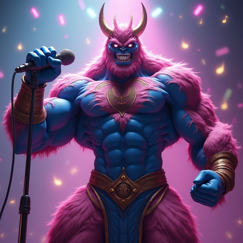 Magnificent Sapphire Ork Shines on Karaoke Stage