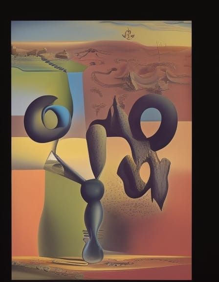 Surreal Image Inspired by Salvador Dalí