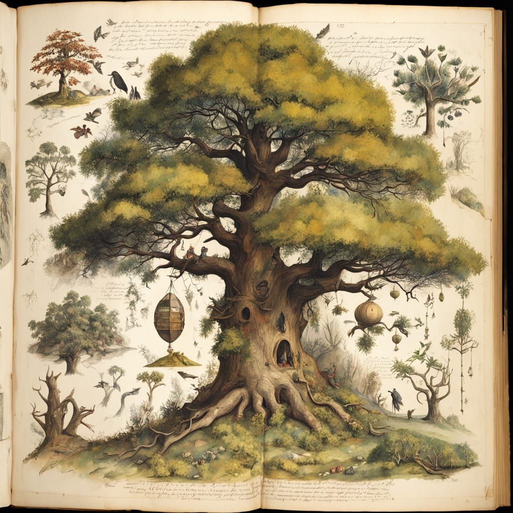 Ancient Papyrus Depicts Magical Botanic Tree