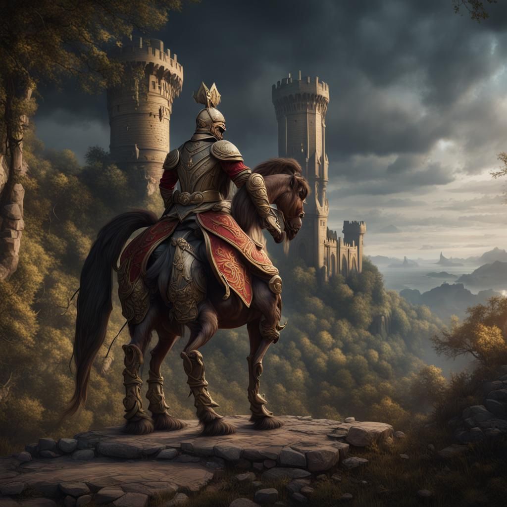 Richard the Lionhearted: Detailed Fantasy Concept Art