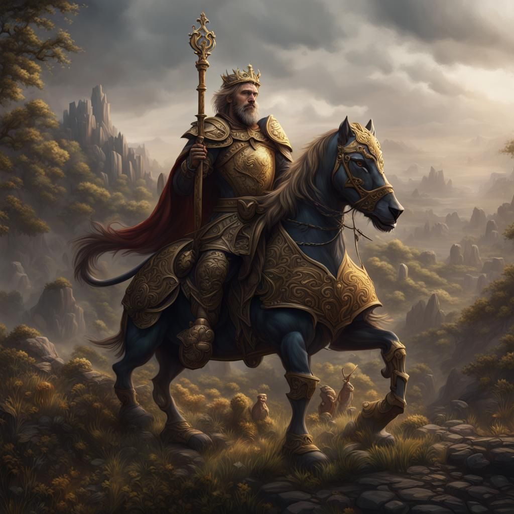 Richard the Lionheart: Detailed Fantasy Concept Art