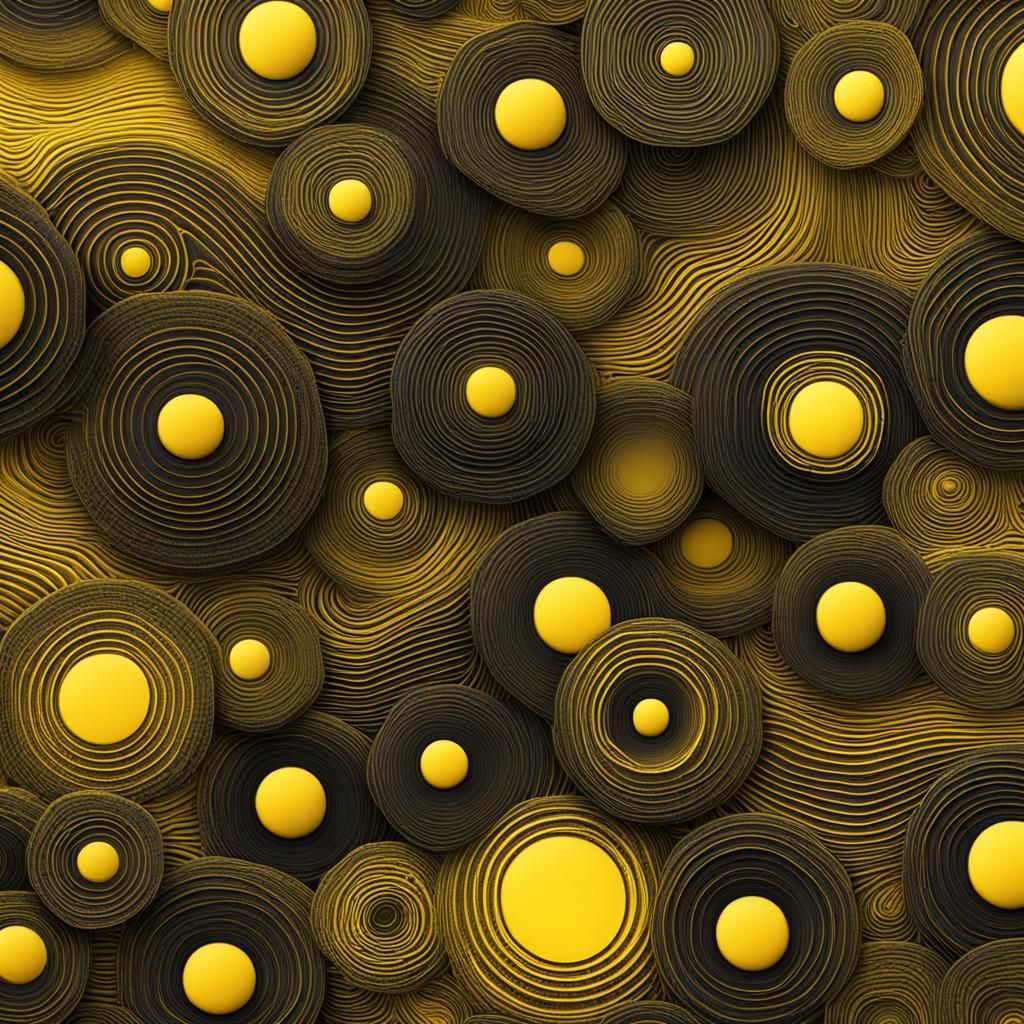 Simple United Yellow Gradient in Detailed Matte Painting