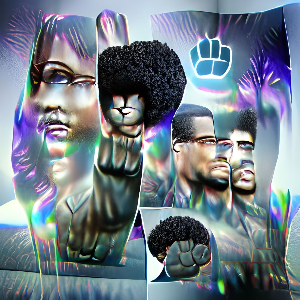 Striking Black and White Portrait of a Woman