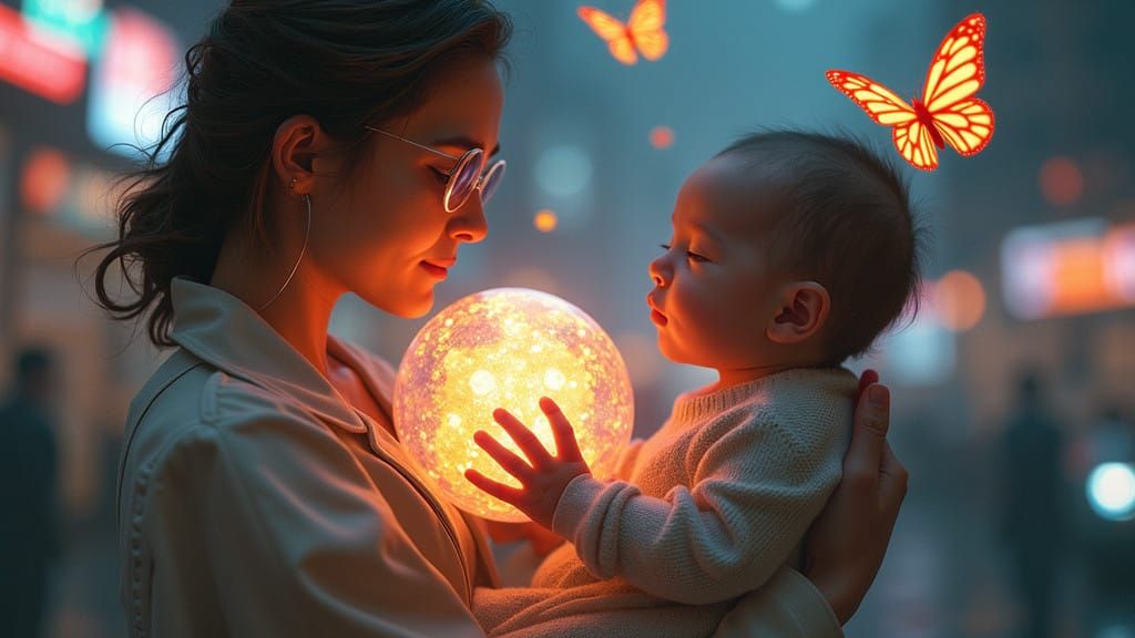 Gentle Motherhood in a Futuristic Dystopia
