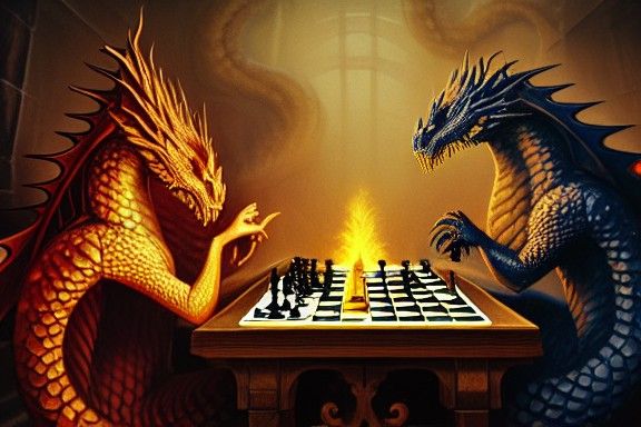 Dragons Play Chess: A Volumetric Masterpiece