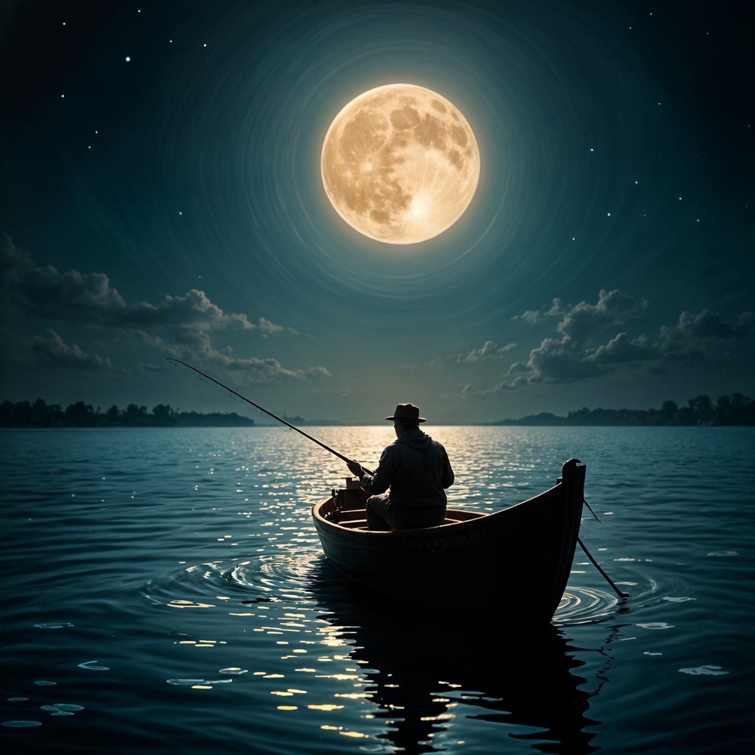 Fishing at Night
