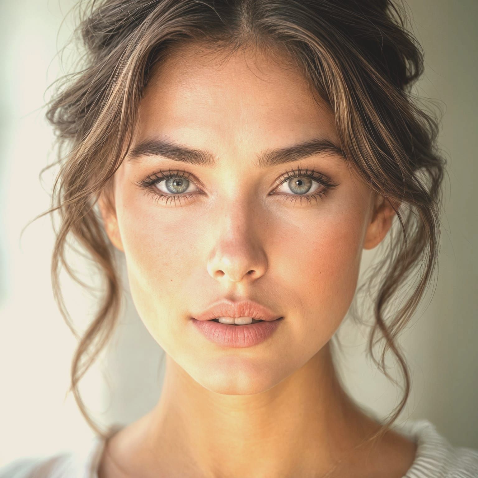Young Woman's Portrait in Natural Light