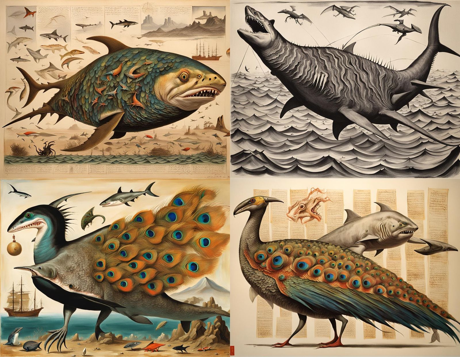 Monstrous Hybrid Creature of the Deep Sea