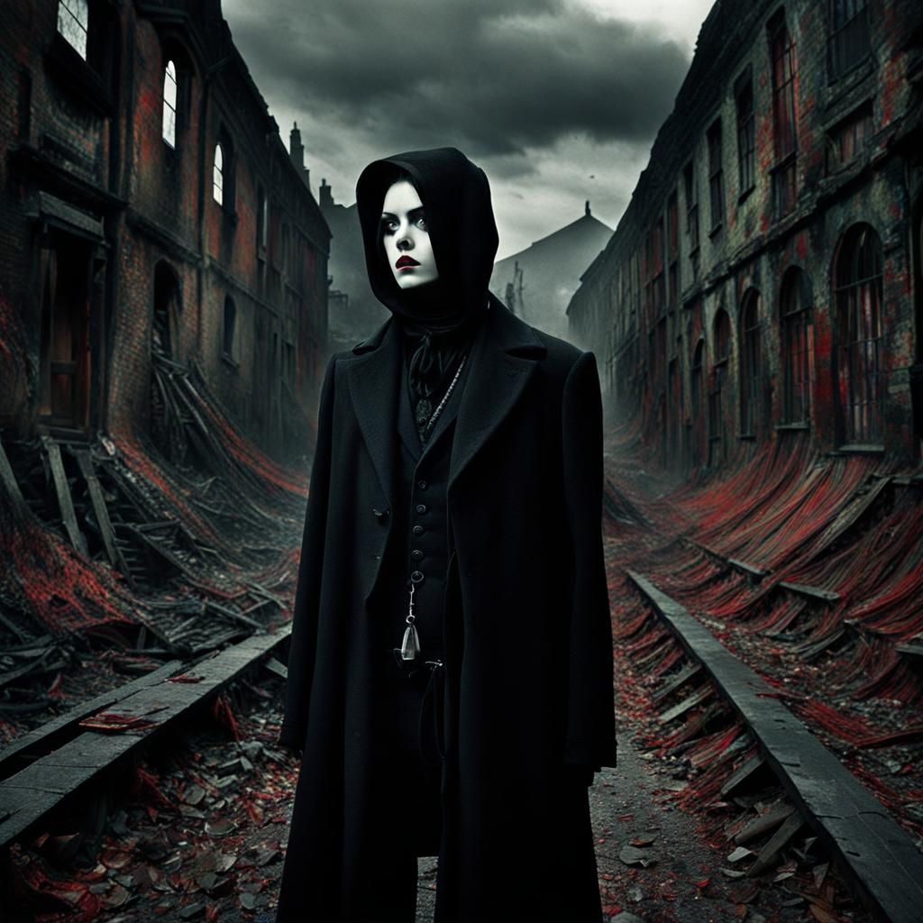 Expressionist Goth Movie Still