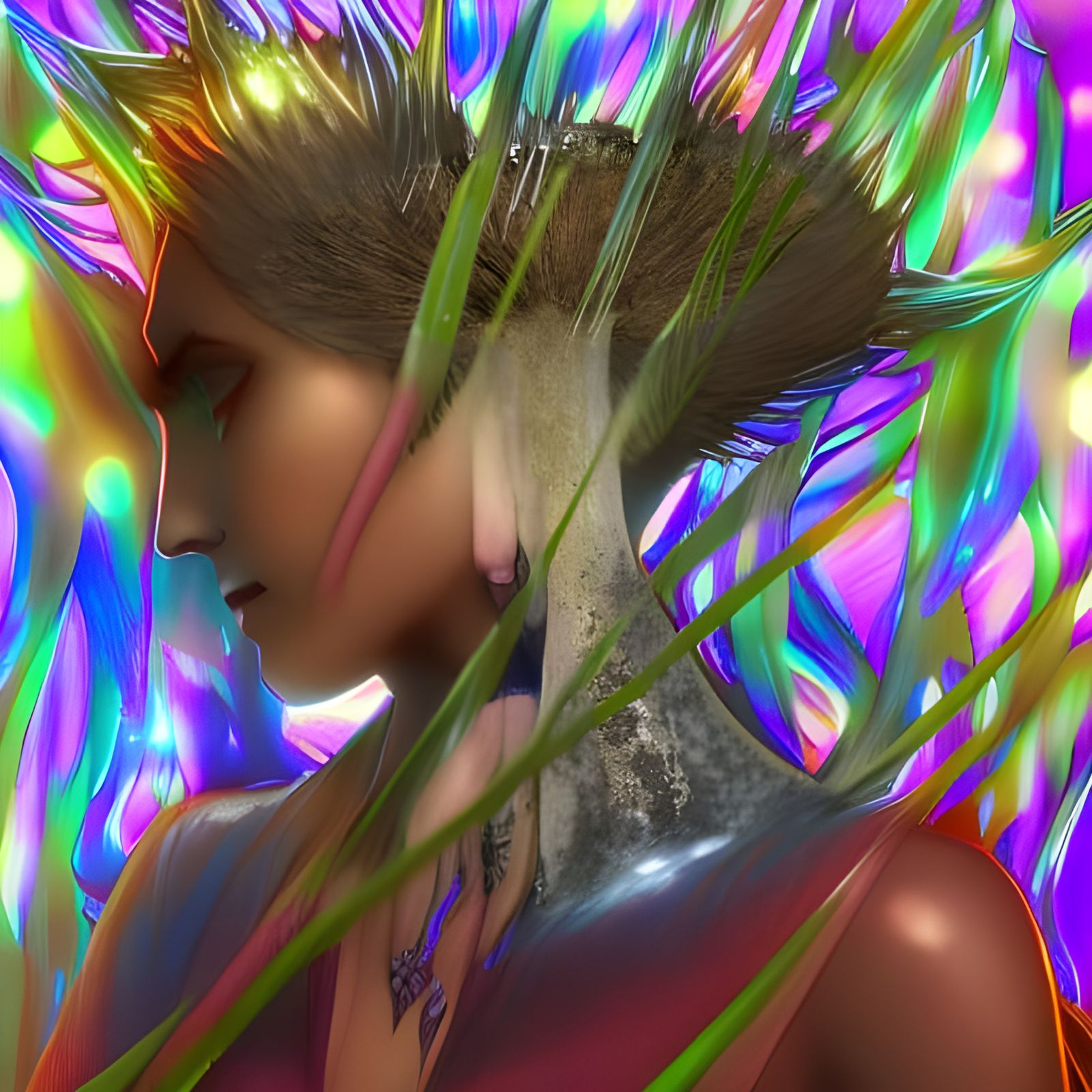 Detailed Fairies Portrait in Dynamic Lighting