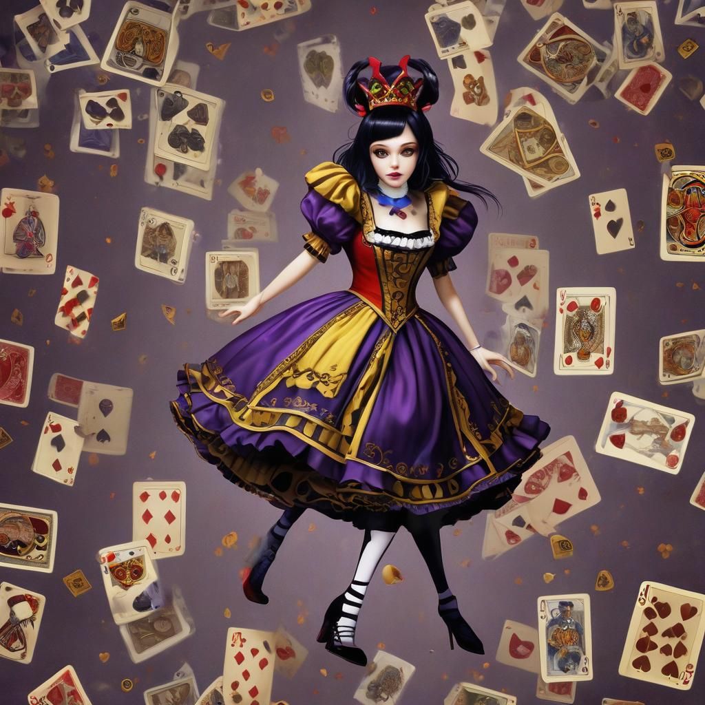 Alice in Wonderland Gothic Battle Scene