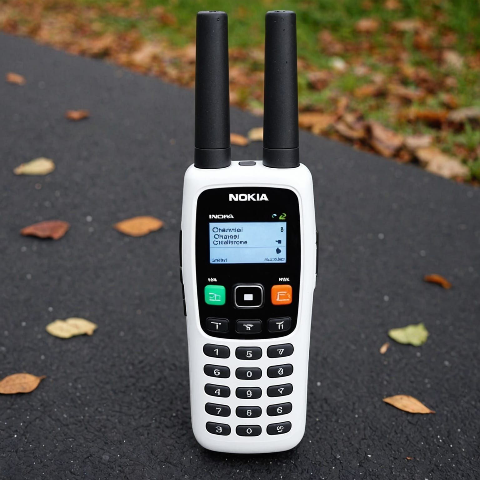 Nokia Walkie Talkie Ad Photo: Retro Style