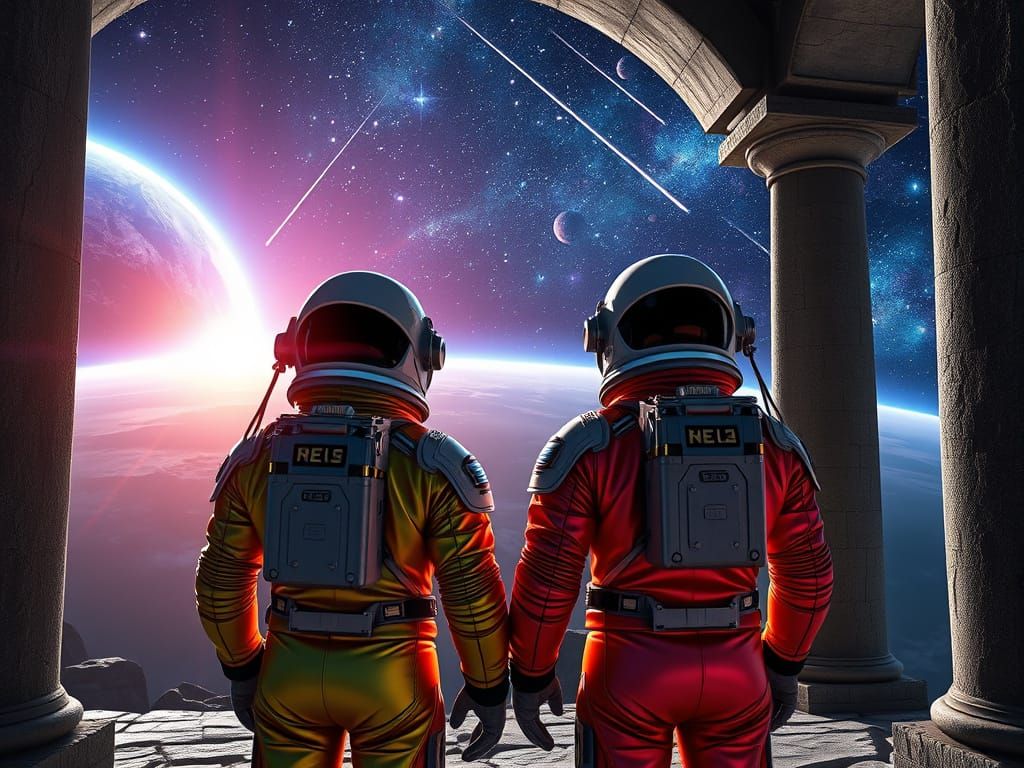 Cosmic Guardians of a Distant World