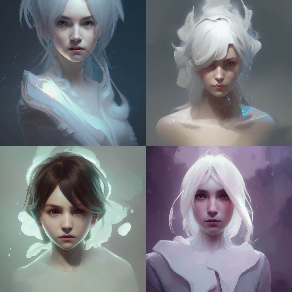 Hyperdetailed Portrait of Little Ghost in Unreal Engine