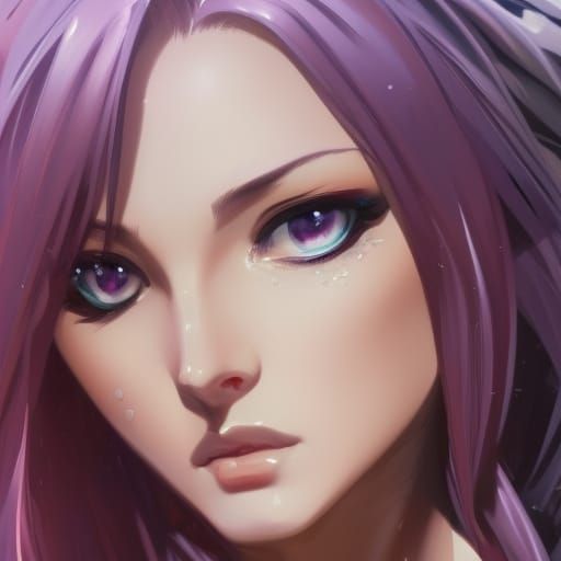 Raynare Portrait in Hyperdetailed Digital Art Style