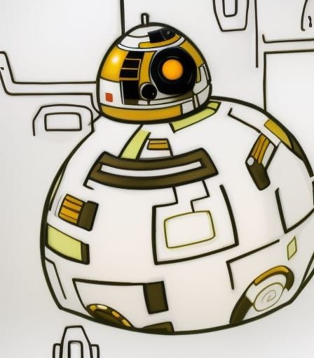 BB-8 Redesigned: A Chubby Wheeled Robot