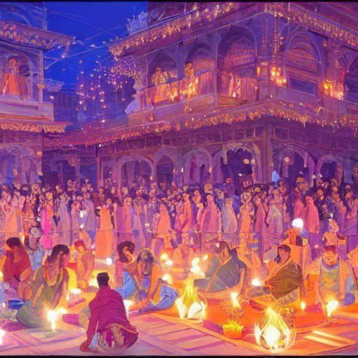 Vibrant Festival Scene