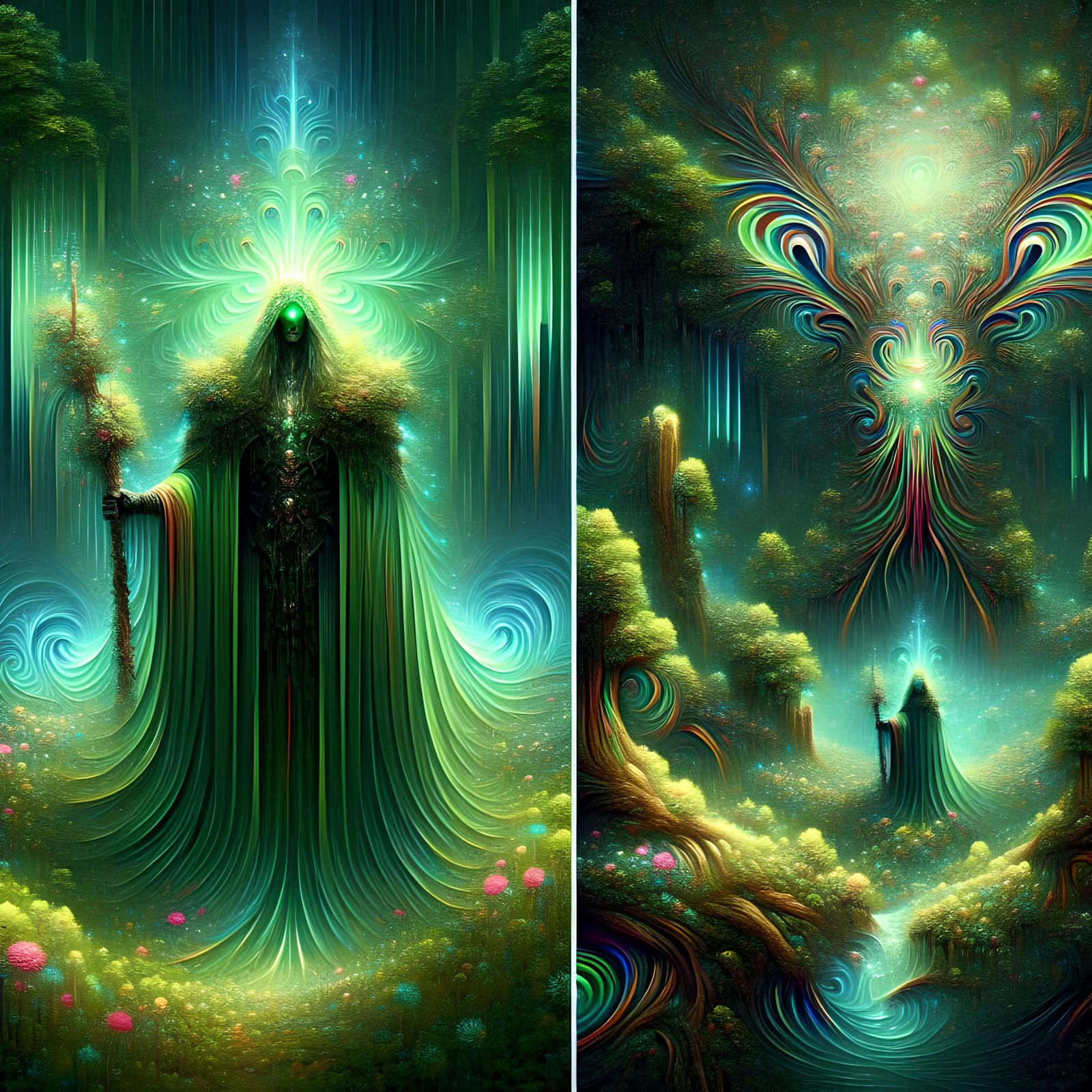 Sovereign of Mists in Enchanted Woodland