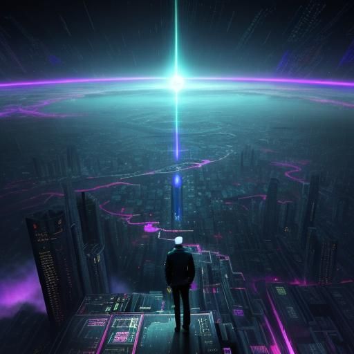 Vaporwave City: Dreams and Reality Intertwined