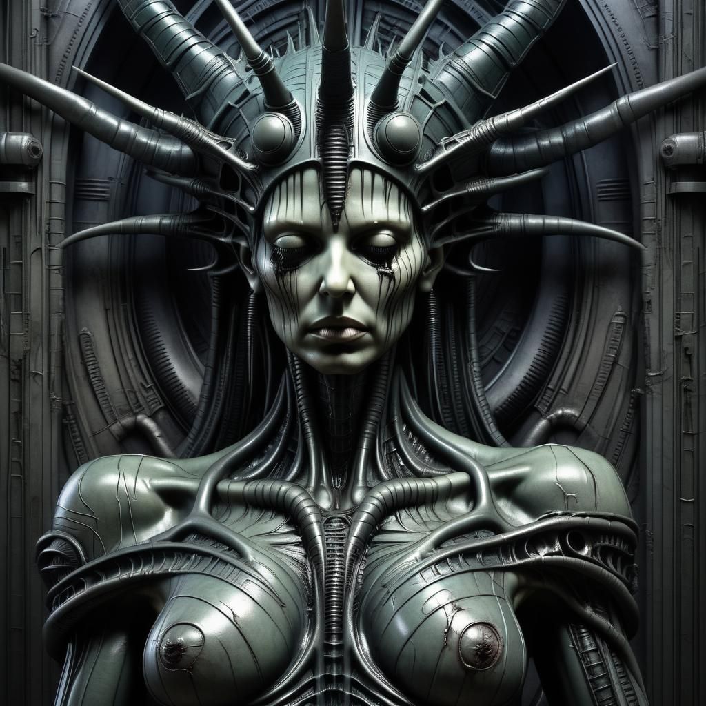 Statue of Liberty in Giger Style