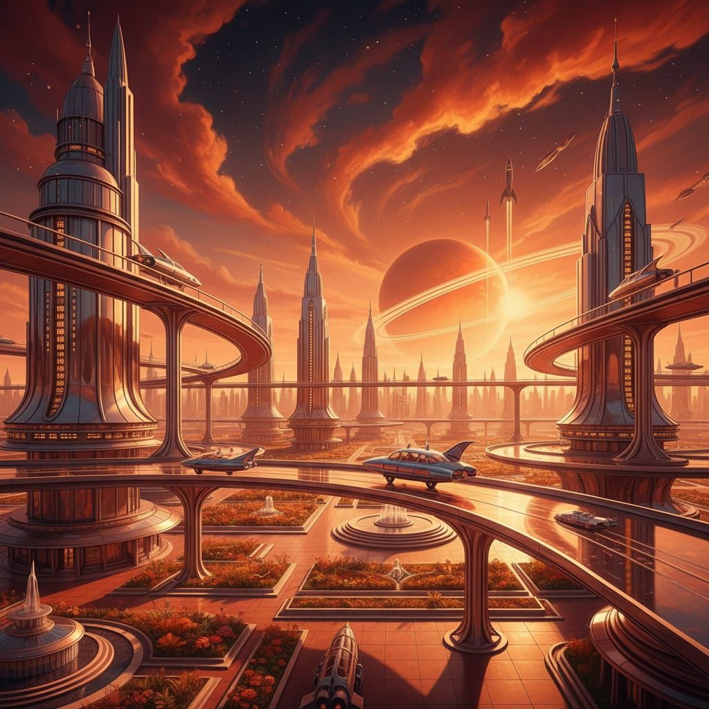 Amanecer en la Ciudad de Anillo