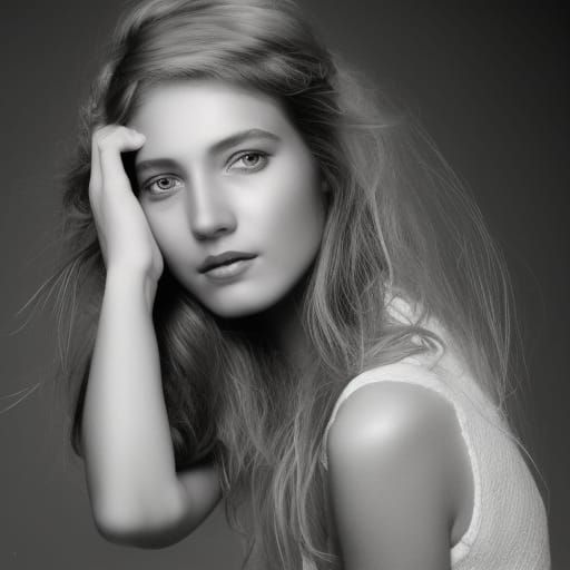 Detailed Portrait of Katharina with Dynamic Lighting