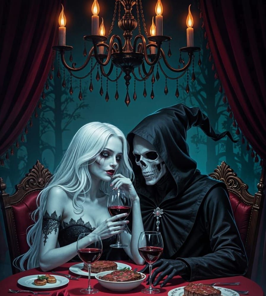 Macabre Romance: Ghostly Valentine Dinner