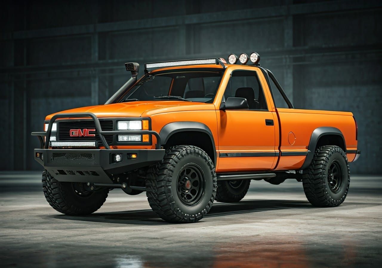 Dramatic Off-Road 1997 GMC Sierra Single Cab